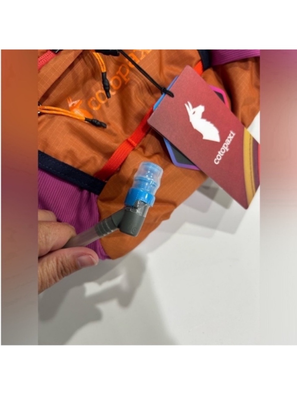 Cotopaxi Lagos 5L Hiking Hydration Hip Pack Orange Purple NWT Ventilated - Picture 3 of 11